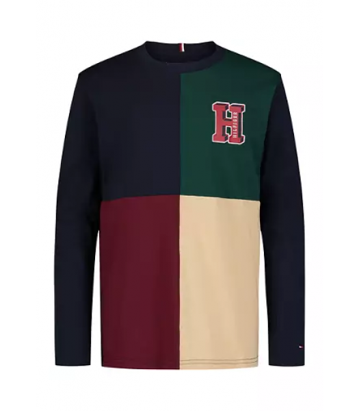 Tommy Hilfiger Color Block Rugby Graphic Polo Shirt